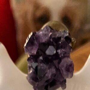 Elegant Purple Gemstone Ring